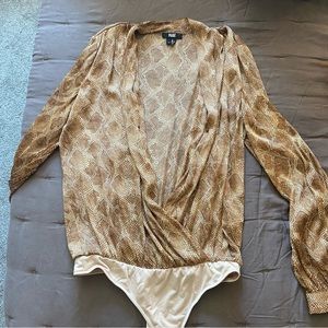 Paige snake/python bodysuit